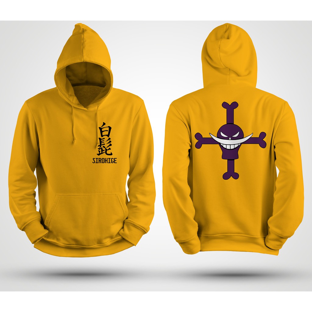 jaket hoodie SIROHIGE L-XL banyak warna jaket one piece jaket onepiece jaket anime jaket wibu LUFFY