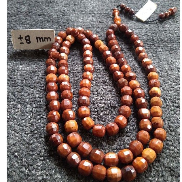 tasbih kokka cuting ± 8 mm ( 8mm  )  99 butir