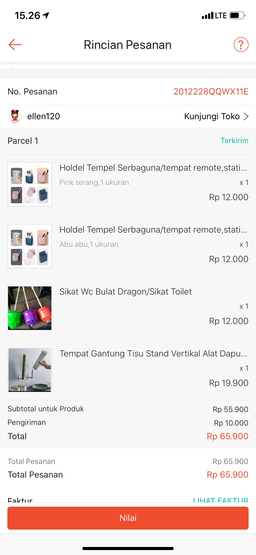 Tempat Gantung Tisu Stand Vertikal Alat Dapur Panci Gelas Tissue
