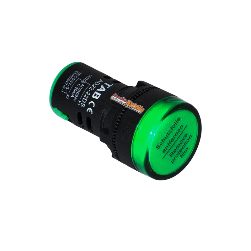 Pilot Lamp LED 22mm AD22-22DS 24VDC TAB - MURAH - BERKUALITAS - GROSIR