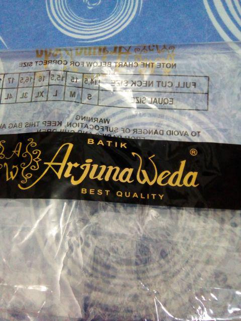 Arjuna Weda Kemeja Batik Pisang Bali 2 - Merah