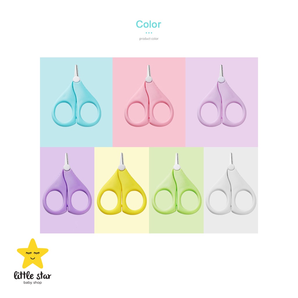 Gunting Kuku Bayi Newborn Warna Cewek Cowok | Baby Nail Clipper Scissors