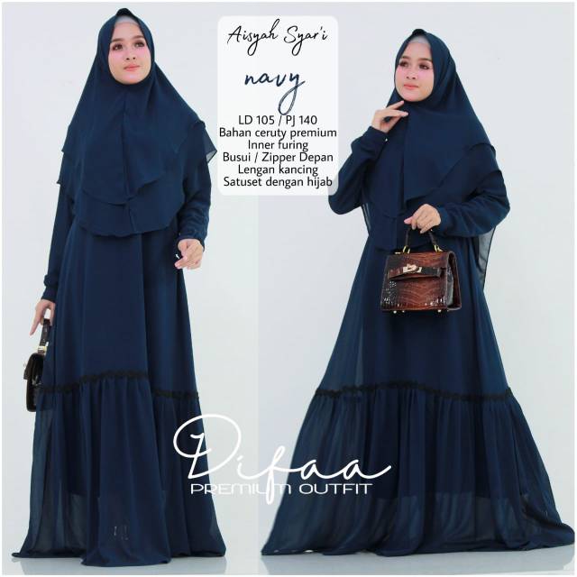Aisyah syar'i | gamis syar'i