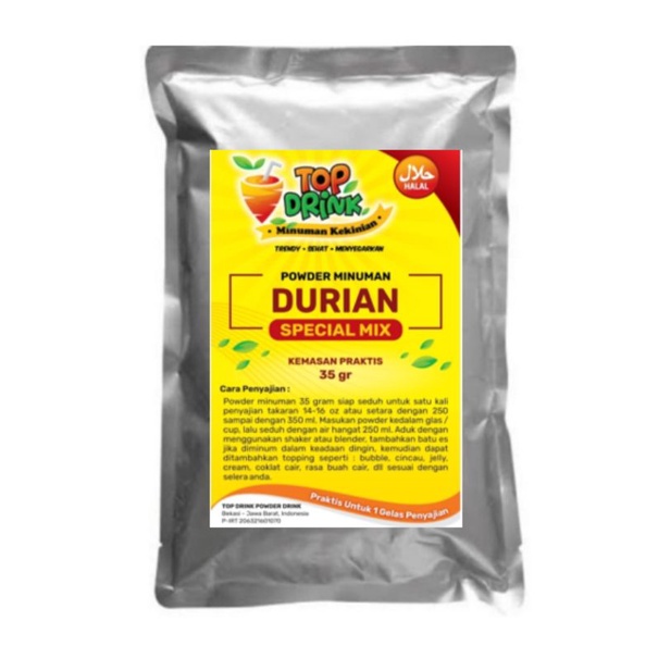 

Serbuk Minuman Special Mix Rasa DURIAN Sachet 35 Gram
