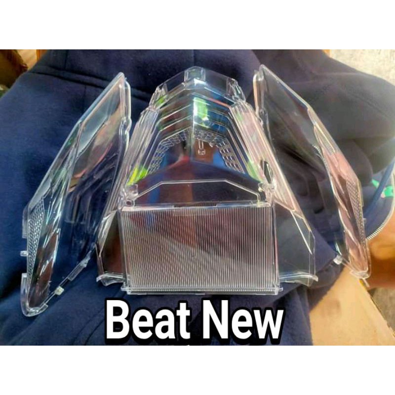 Mika Bening Stoplamp Belakang Beat New, Fi, Karbu