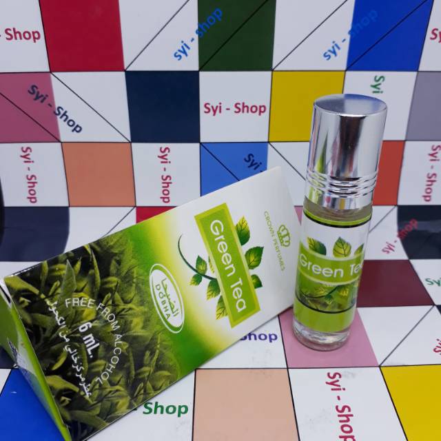 Parfum GREEN TEA By Dobha Roll On Non Alkohol 6ml