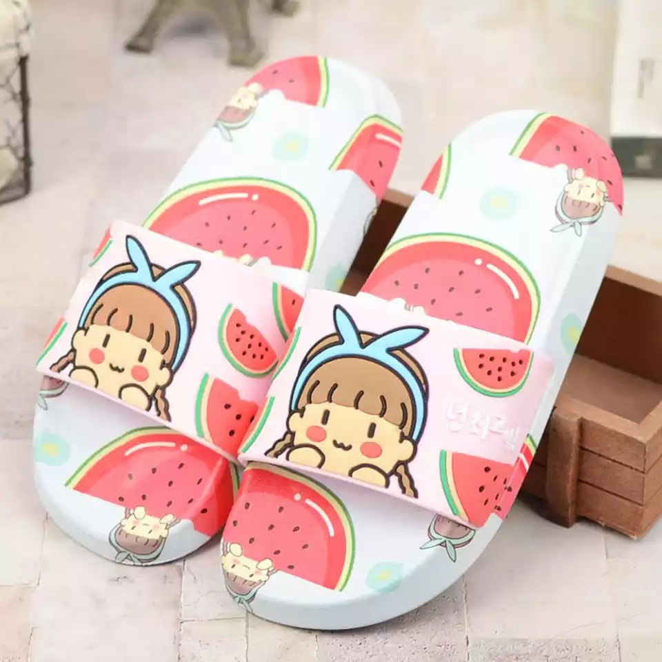 Sandal Anak Perempuan  Karet Jelly Import CHIBI BUAH 1931-8 / Sandal Anak Perempuan Bahan Karet Model Lucu 1-10 Tahun Import