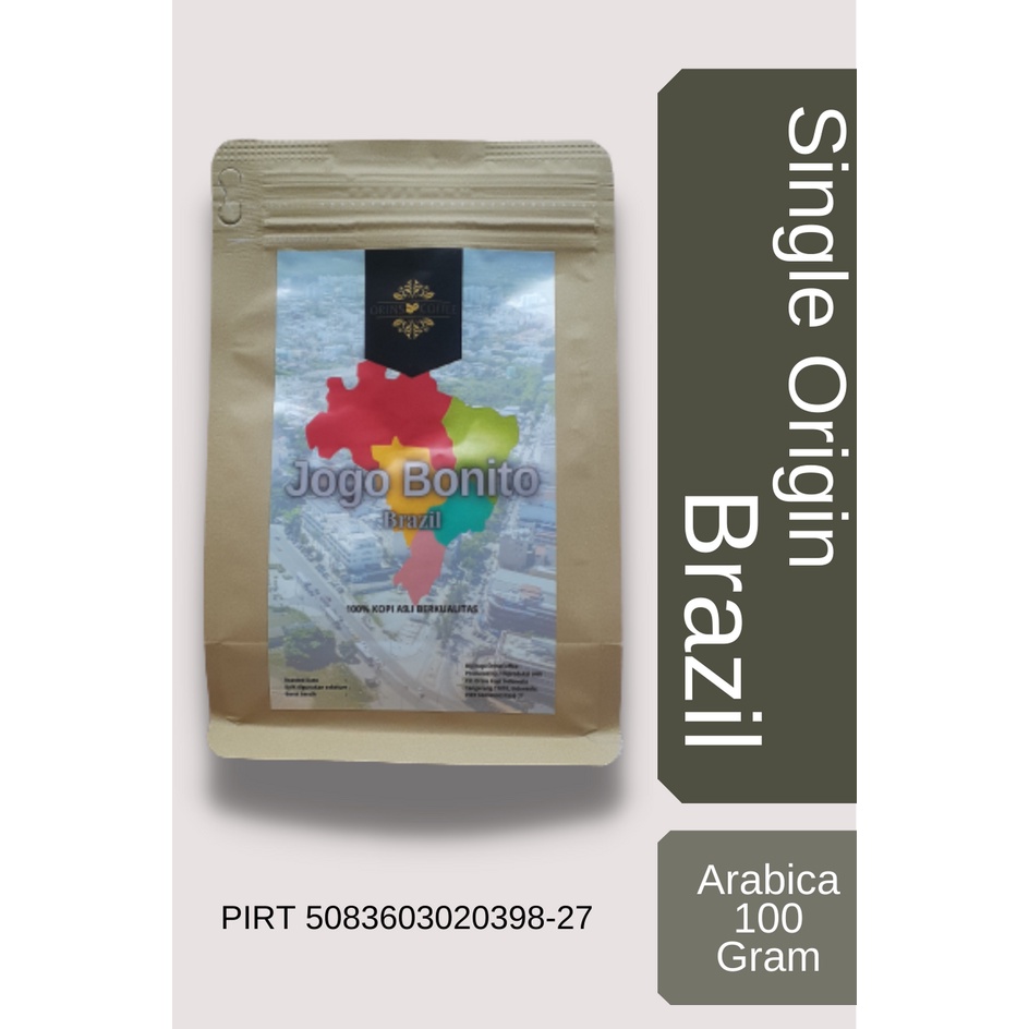 

Kopi Arabica "Jogo Bonito" Brazil Cerrado Coffee - Biji Kopi / Kopi Bubuk