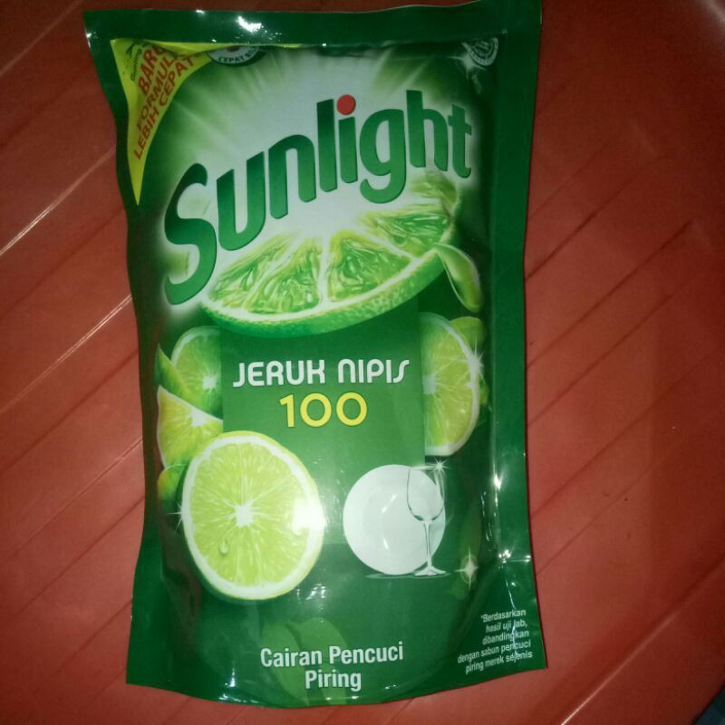 Sunlight Jeruk Nipis 755 Ml Refil Untuk Mencuci Piring