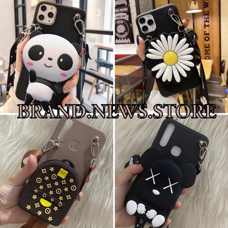Realme C11 C12 C25 C25S C15 C20 C21Y C21 C11 2021 C2 C1 5 5I 5S/ Soft Case Tas Dompet Koin/Coin + Ga