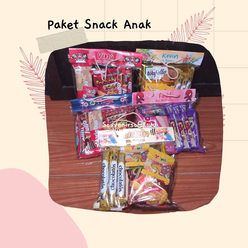 

Paket Snack Ulang Tahun - Snack Anak - Snack