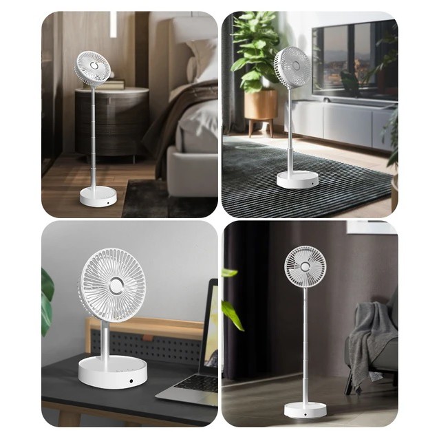 REMAX LIFE RL-FN31 - Portable Foldable Oscillating Fan with Remote