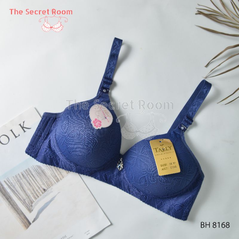 TALLY BRA BH 8168 | CUP B BESAR | BUSA TIPIS  | TANPA KAWAT | SIZE 36 - 42