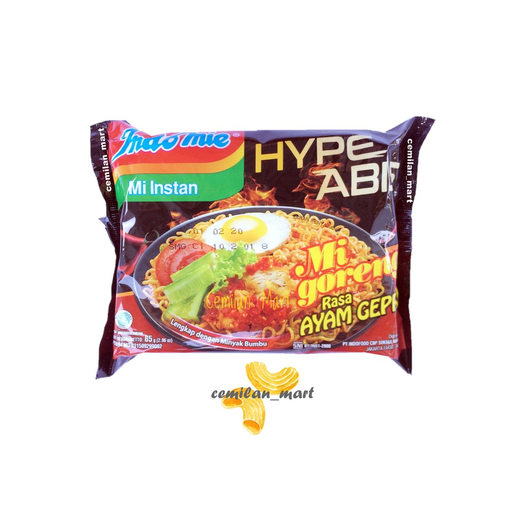  Indomie  Goreng Ayam Geprek  HYPE ABIS Mi Goreng Shopee 