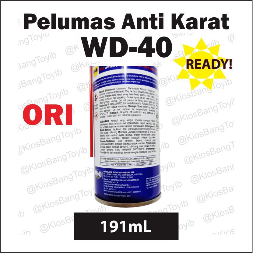 WD40 WD-40 120 mL 191mL Minyak Pelumas Anti Karat