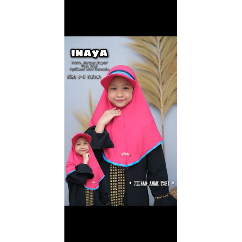 Jilbab Topi Hijab Anak Gowes Asfira