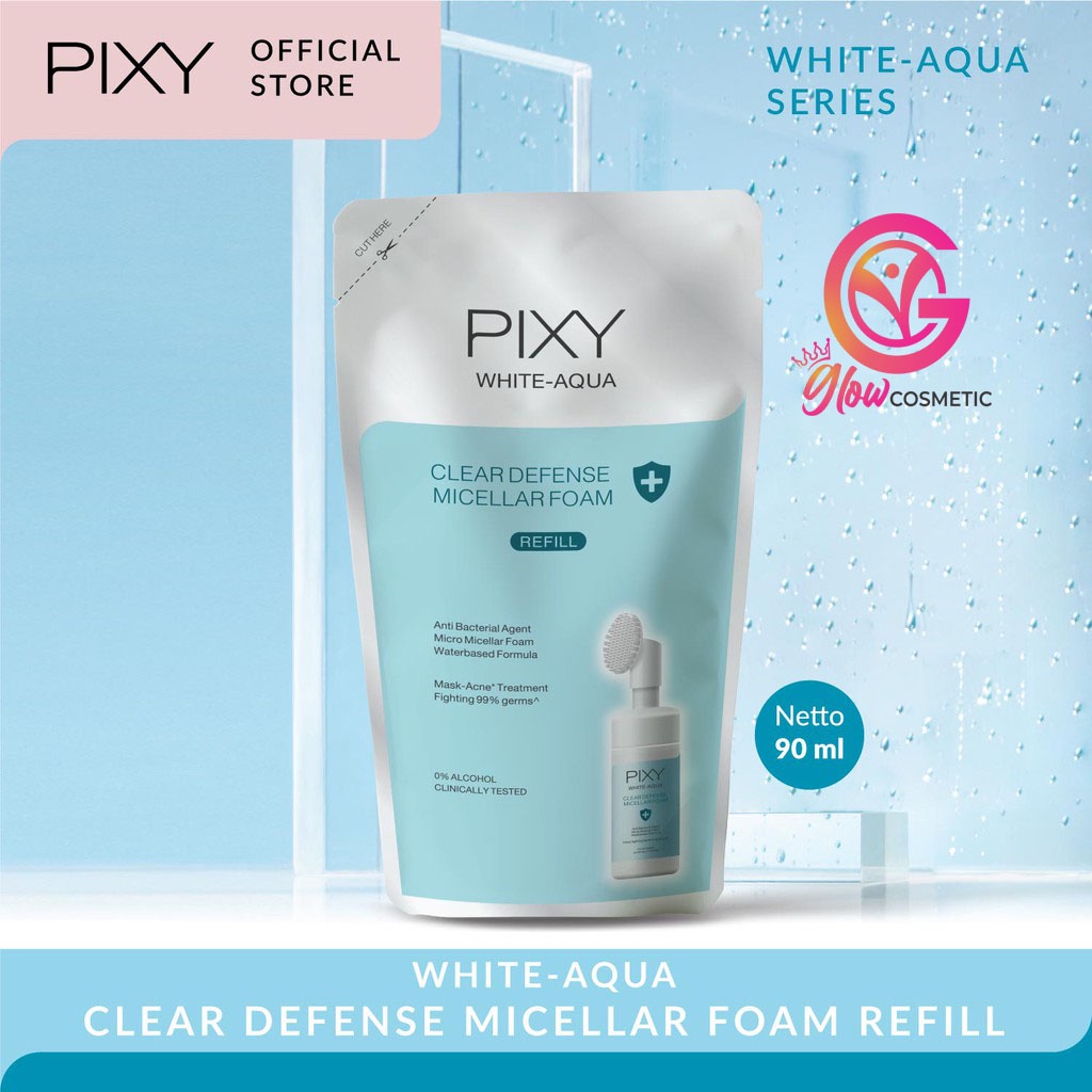 PIXY WHITE-AQUA CLEAR DEFENSE MICELLAR FOAM (REFILL) 90 ML