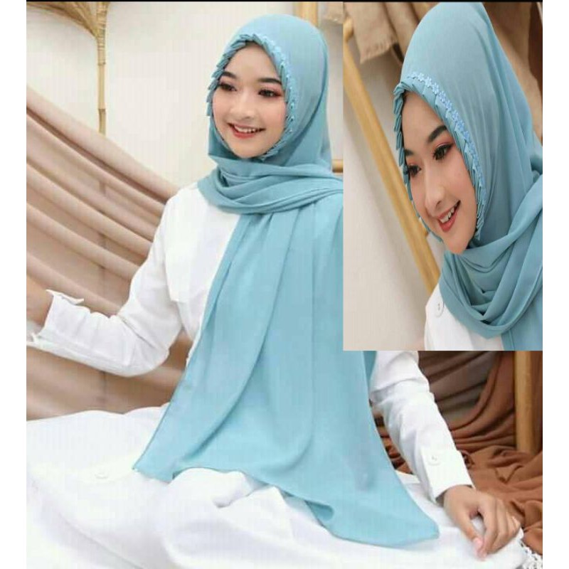 pasmina lipit KCB renda melati