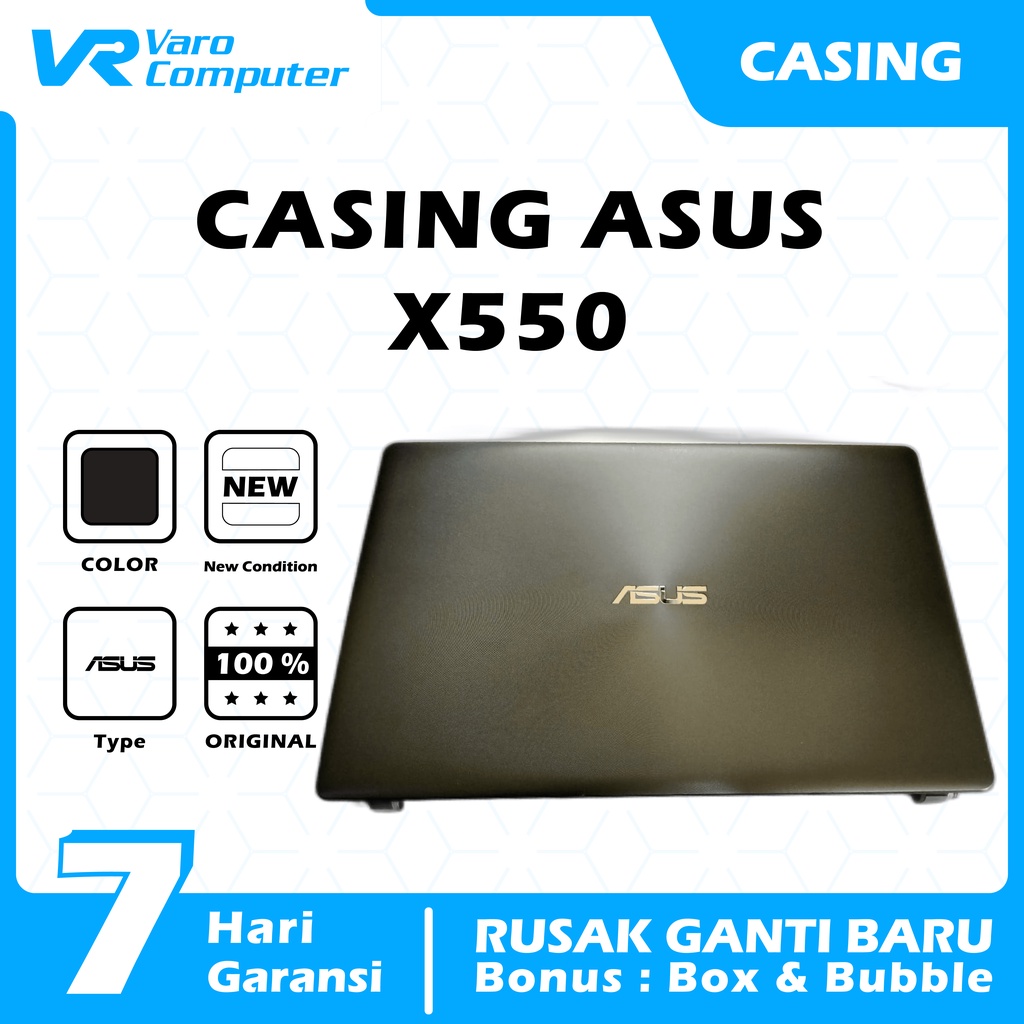 CASING COVER LCD LAPTOP ASUS X550 X550DP ORIGINAL