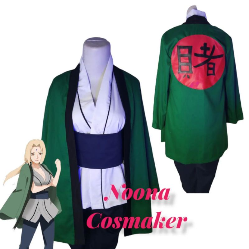 Kostum Tsunade Karakter Anime Naruto Cosplay
