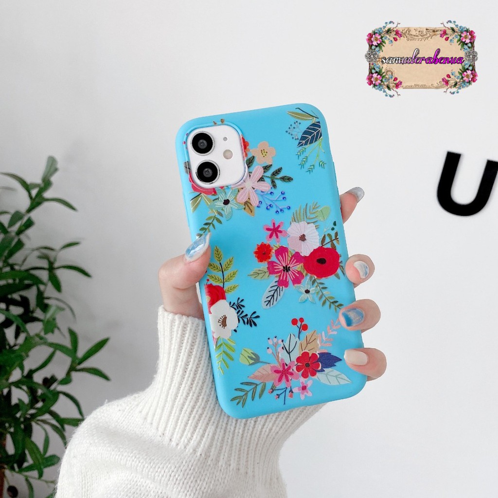 SS053 SOFTCASE BUNGA Oppo A1K A37 Neo 9 A71 A83 A39 A57 F7 F5 Youth F1s A3s A5s A7 A11k A12 F9 SB1820