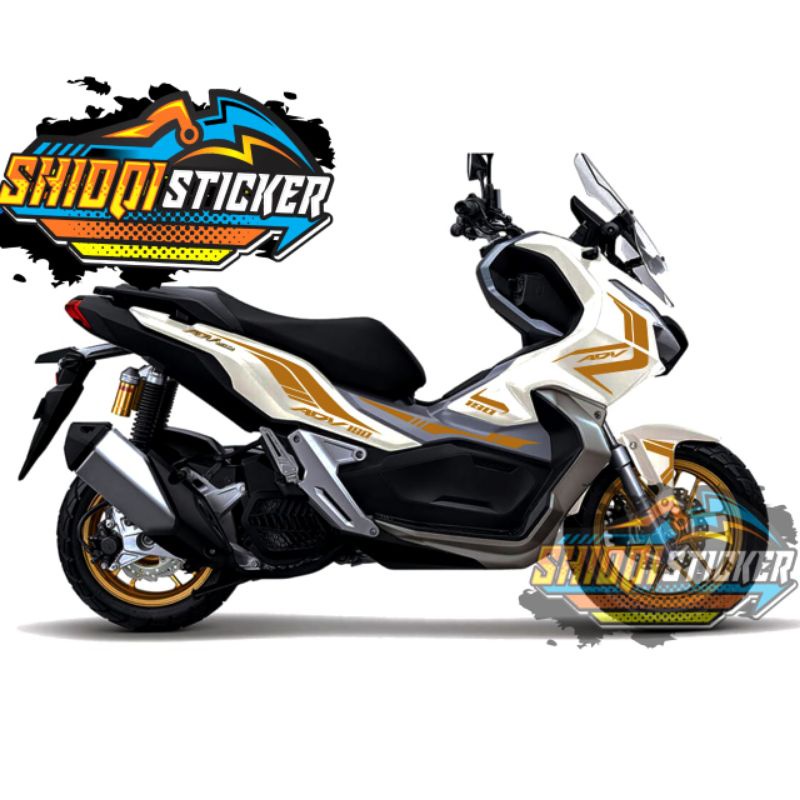 stiker motor adv 150 lit bodi motor honda adv striping bodi adv