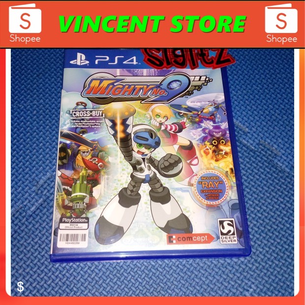 PRODUK ORIGINAL  bd PS4 kaset game MIGHTY NO. 9 / MIGHTY NO 9 / MIGHTY NO.9