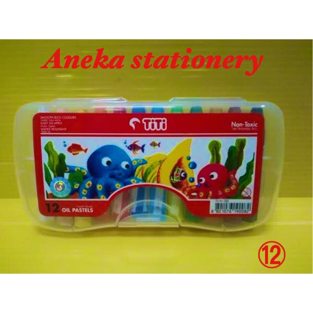 

Crayon Titi 12 Warna oil pastel original