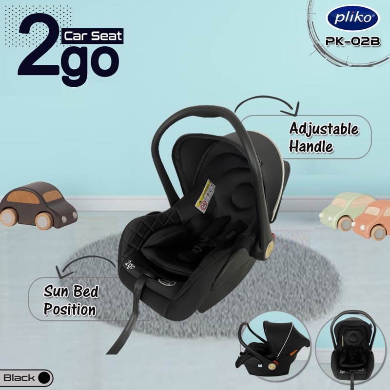 Makassar Promo! Carseat Bayi Pliko PK-02B / Car seat Pliko / Baby Carrier Pliko