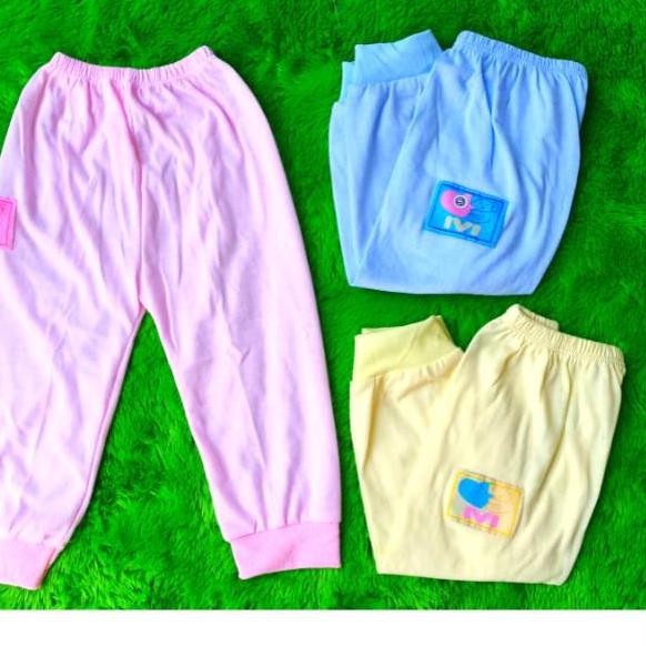 MSP 3 Celana Panjang Bayi Bahan kaos katun IVI .