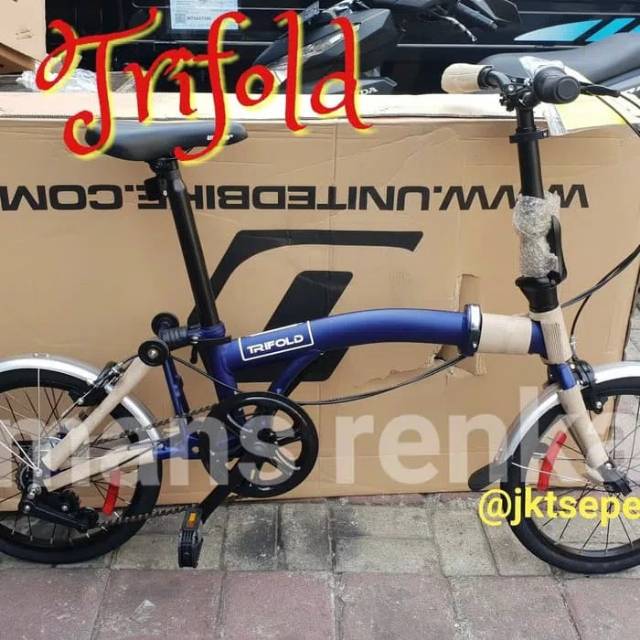 Sepeda Lipat UNITED TRIFOLD 3 Internal Gear