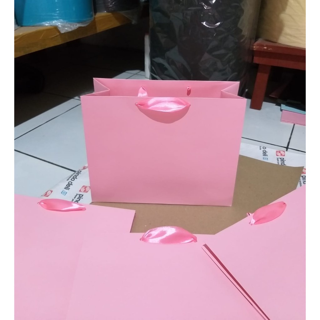 

paperbag polos custom paper bag custom tas kertas polos
