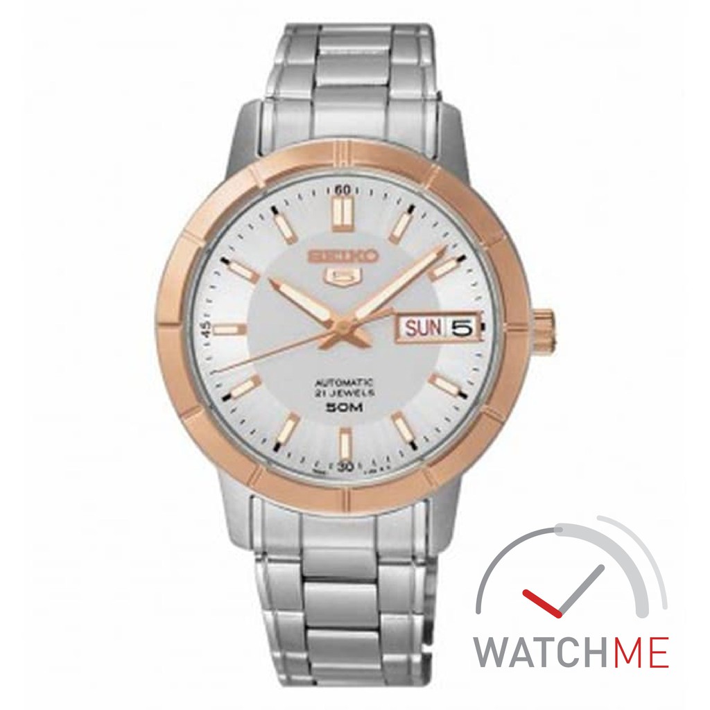 Jam Tangan Seiko 5 SNK894K1 Automatic Silver Dial 50m Stainless Steel Original Bergaransi