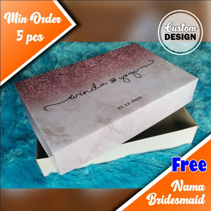 

softbox bridesmaid box bridesmaid kotak bridesmaid