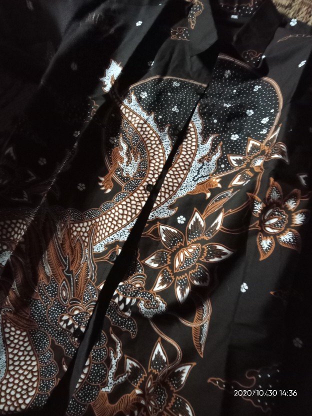 Naga Sogan Kemeja Batik Solo Lengan Panjang Full Furing By Florist