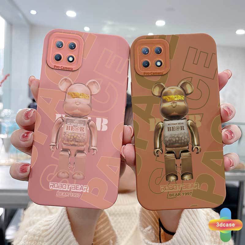 Casing Soft Case Realme C11 2021 C21Y C15 C21 C25 C20 C3 C12 C25S 5 5S 5i C17 7i C1 C25Y C2 C3i 6i C20A realme Narzo 20 10 10A 20A 30A Motif Angel Eyes Robot Bear Soft Back Cover