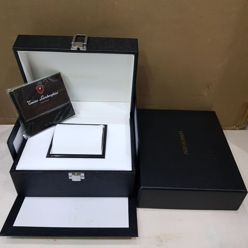 Kotak Jam Lamborghini Original / Box Jam Original Lamborghini