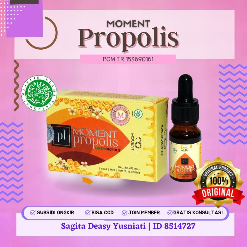 Moment Propolis (2 box isi 4 botol)