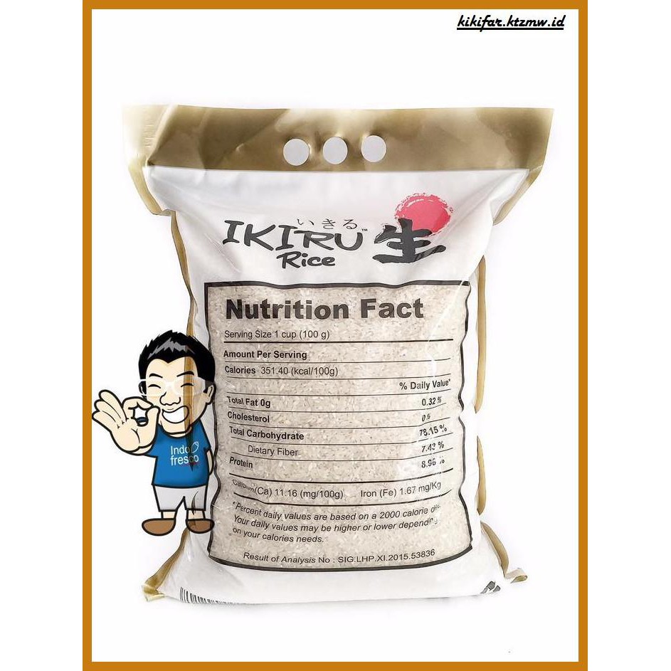 

ANEKA-BERAS- IKIRU RICE- BERAS IKIRU- BERAS JEPANG 5KG -BERAS-SEHAT.