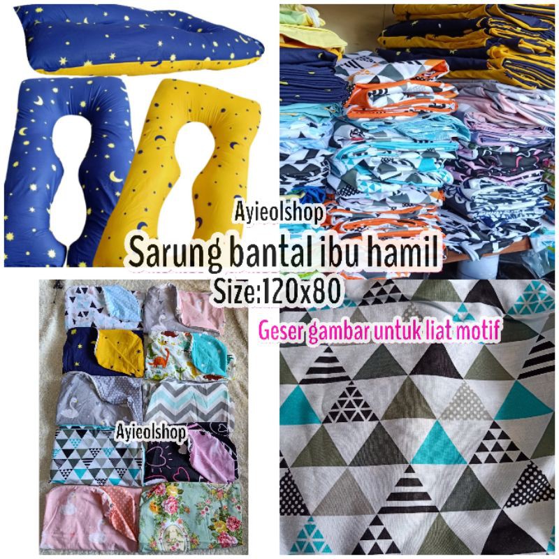 Sarung Bantal Hamil SIZE 80 x120 banyak pilihan motif lainnya