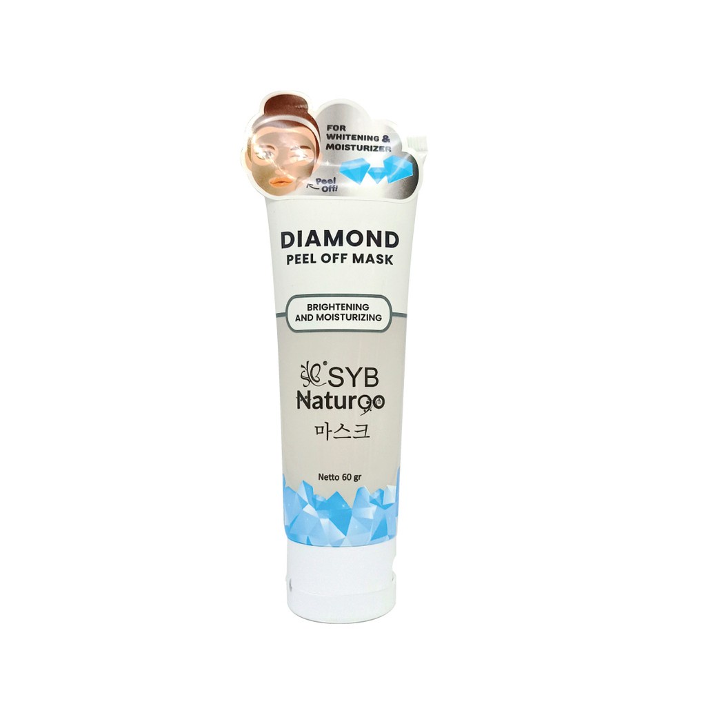 SYB NATUR90 Peel Off Mask Tube Charcoal / Stroberi / Diamond - SYB PEEL TUBE