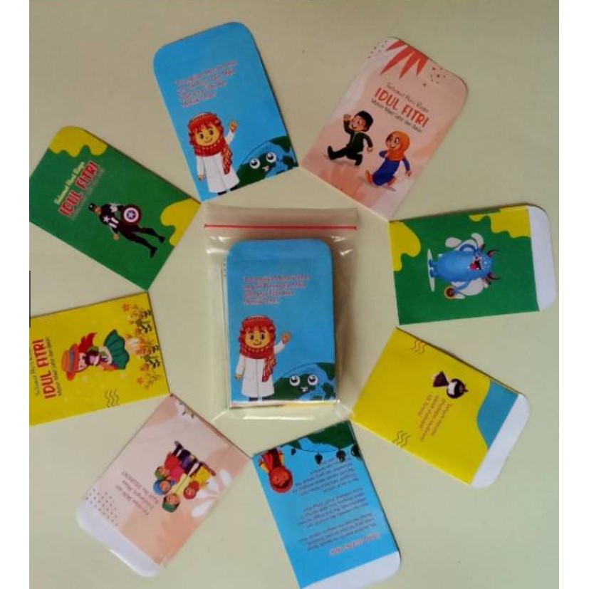 

Amplop Anak Muslim Lebaran Angpao Serbaguna THR Idul Fitri Adha