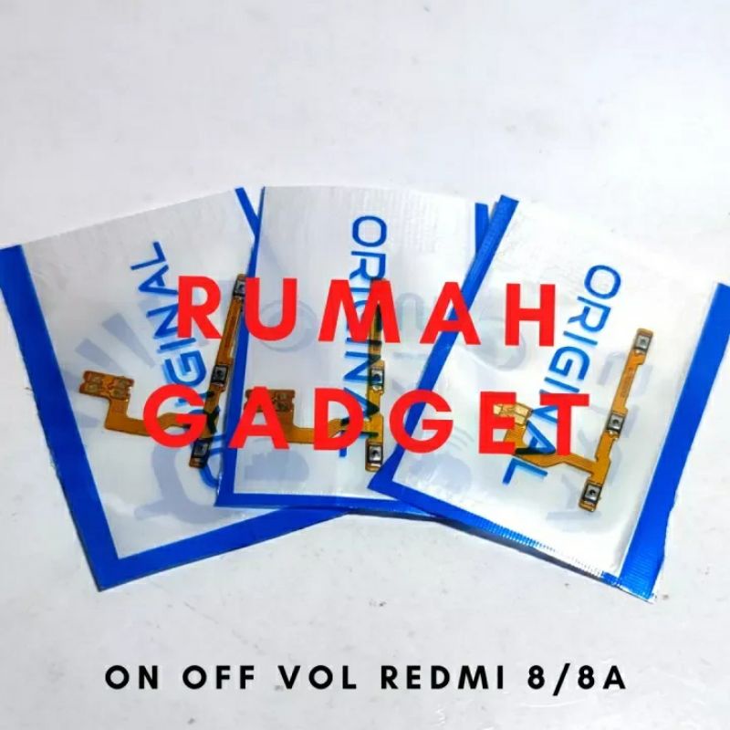 FLEXIBLE TOMBOL ON OFF VOLUME REDMI 7/REDMI 7A/REDMI 8/REDMI 8A/REDMI 9A/REDMI 9A/REDMI 10C/POCO C40