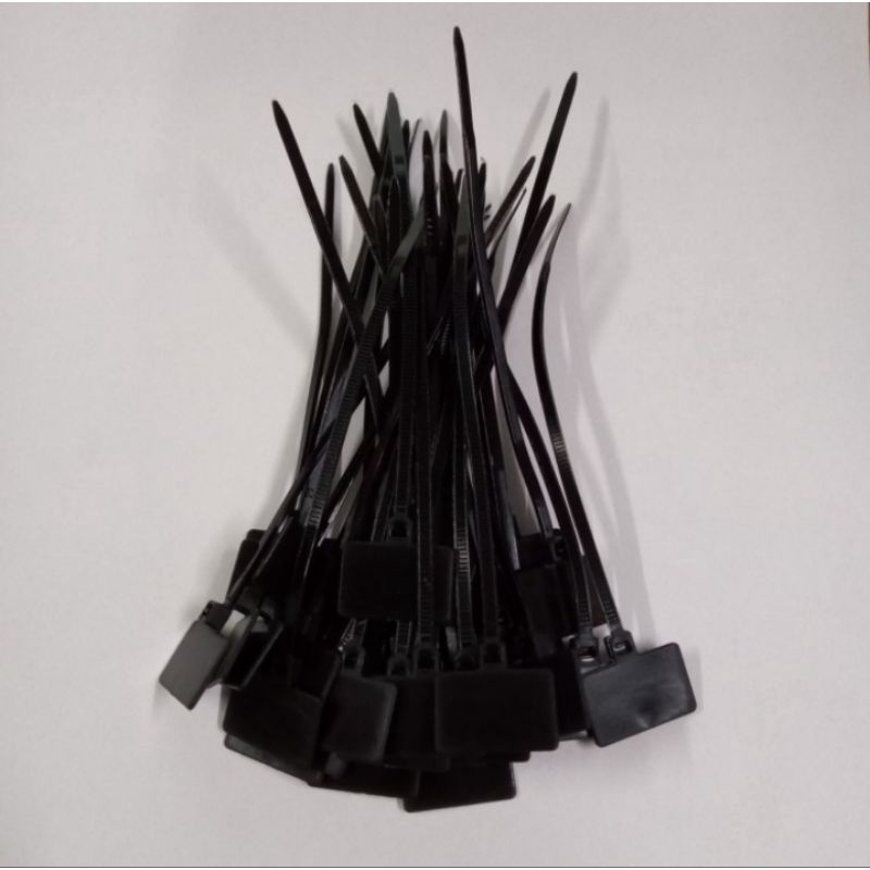 Cable Ties Label 4x100/Kabel ties Label 4x100 isi 100 Hitam