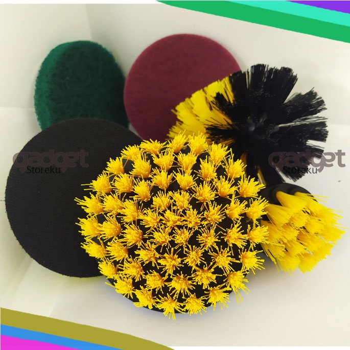 Kepala Sikat Bor Elektrik Power Cleaning Brush Head 6 PCS
