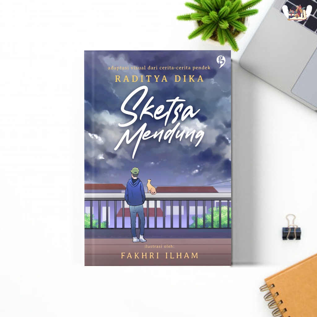 Ready  Novel Sketsa Mendung Penulis: Raditya Dika (Ilustrator: Fakhri Ilham)-2