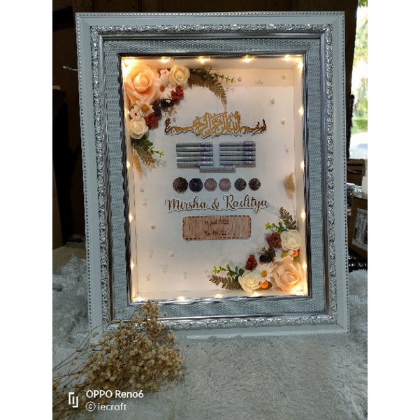 1 HARI JADI Tanpa PO Mahar Pernikahan Murah Mahar Murah Mahar Unik 30x40 cm (dalam)