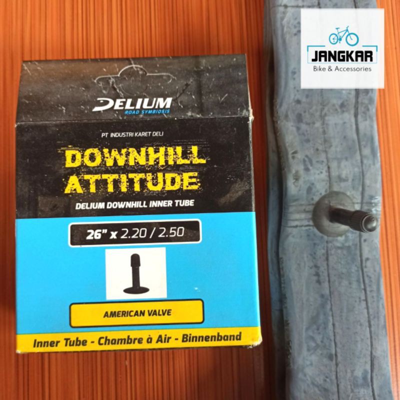 BAN DALAM SEPEDA DOWNHILL 26 x 2.20 2.25 2.4 2.50 DELIUM