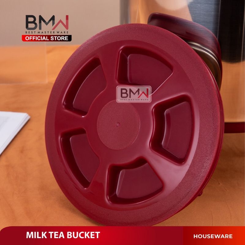 BMW MILK TEA BUCKET JUMBO 10 LITER /DISPENSER JUMBO STAINLESS /JUG TEMPAT AIR PANAS DINGIN-2