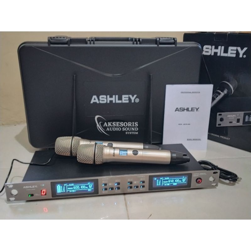 Jual Mic Wireless Ashley Mcr Koper With Anti Feedback Original Produk Kualitas Bagus